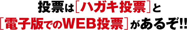 投票ははがきで